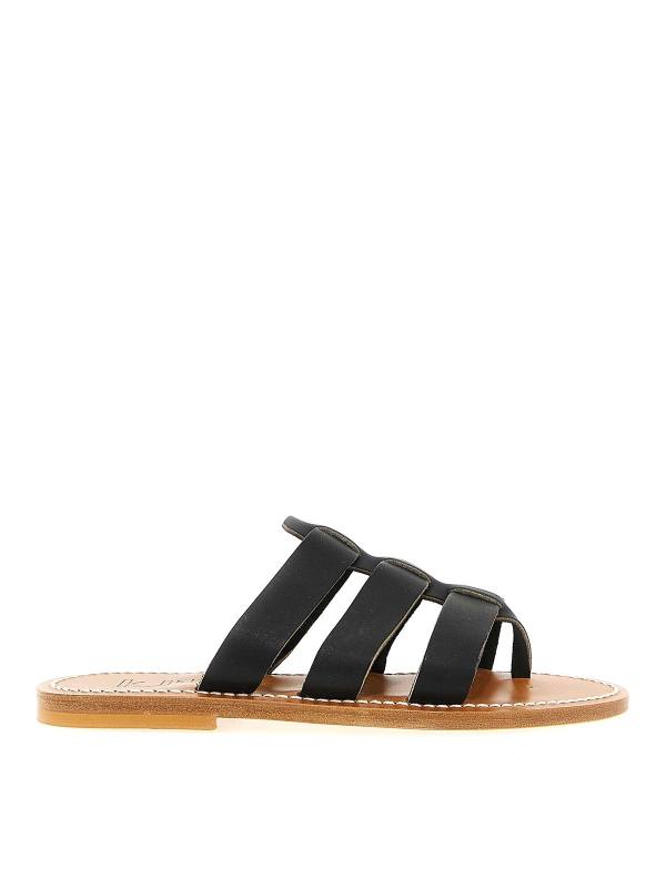 K Jacques St Tropez Sandales - Noir