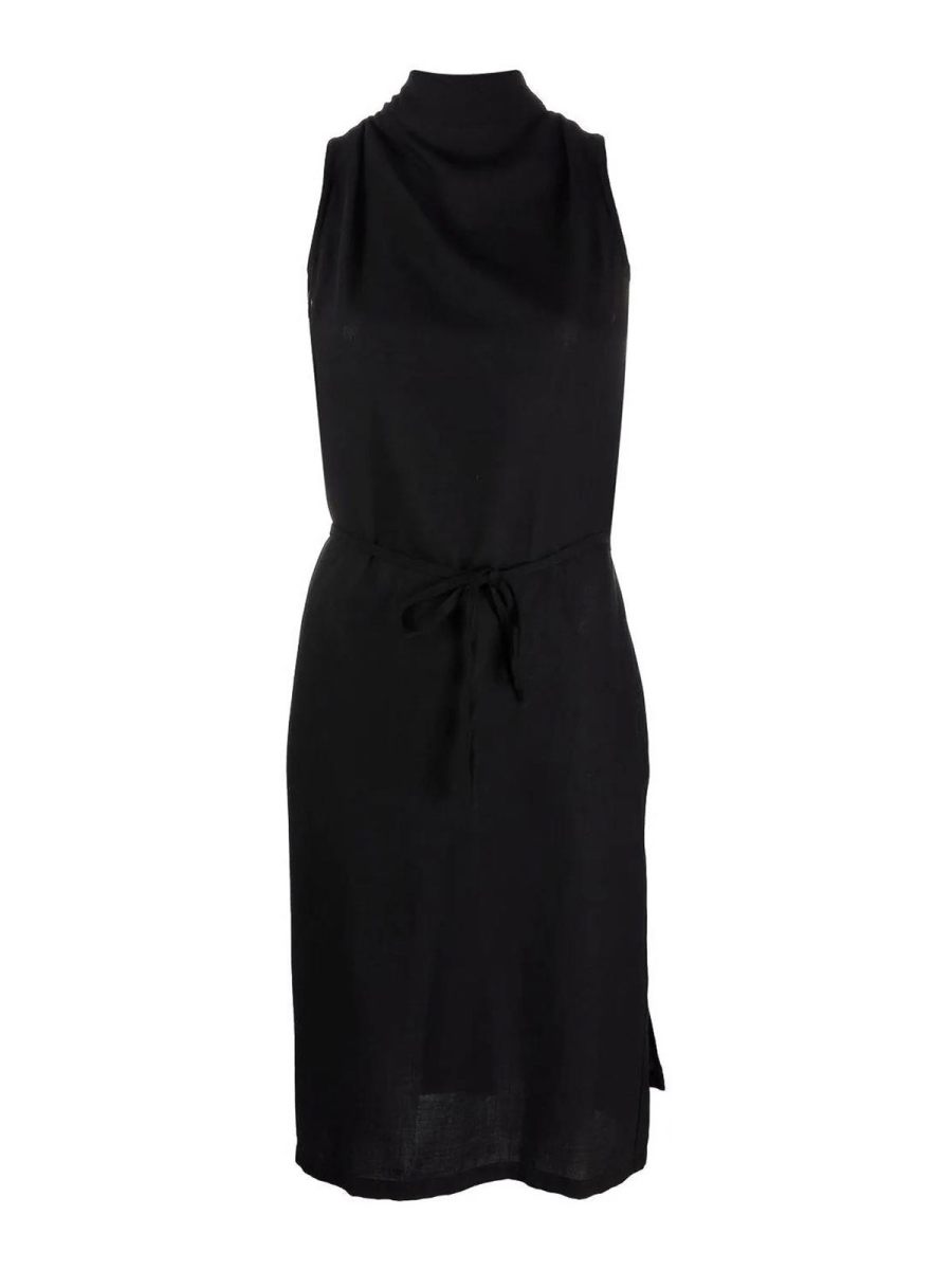 Ann Demeulemeester Robe Au Genou - Noir