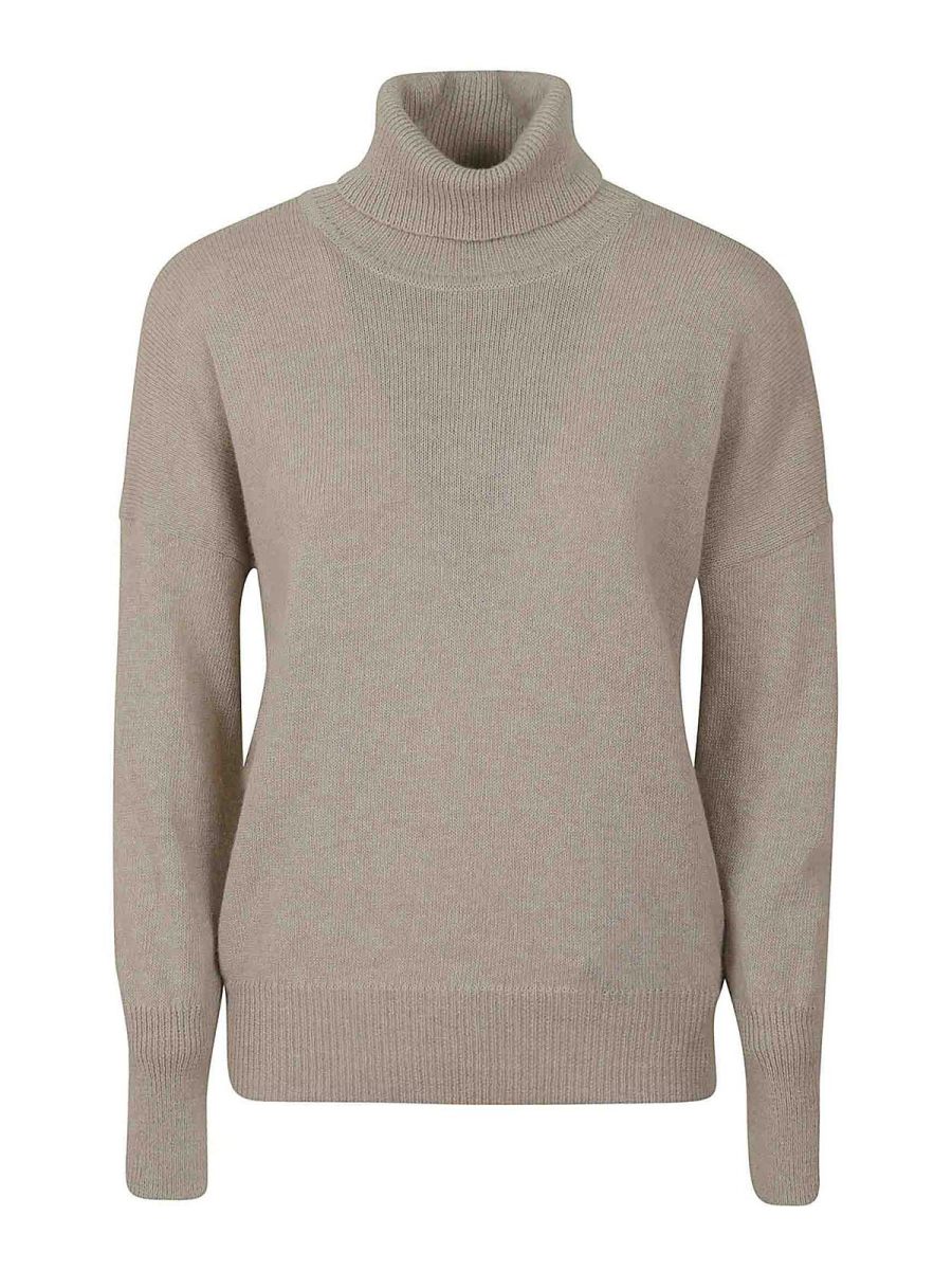 Zanone Pull Col Roulé - Beige