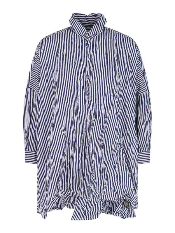 Daniela Gregis Robe Au Genou - Bleu