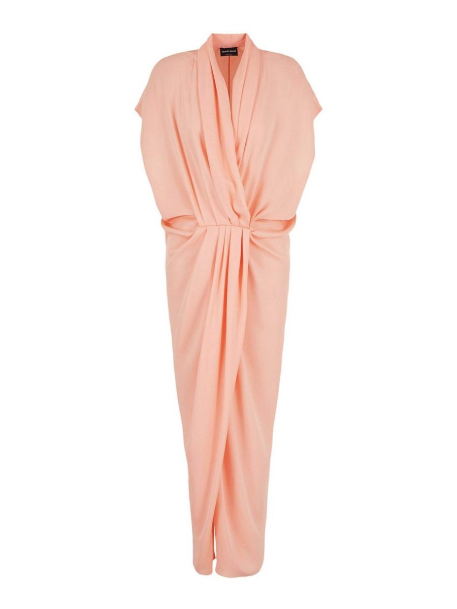 Giorgio Armani Robe Au Genou - Beige