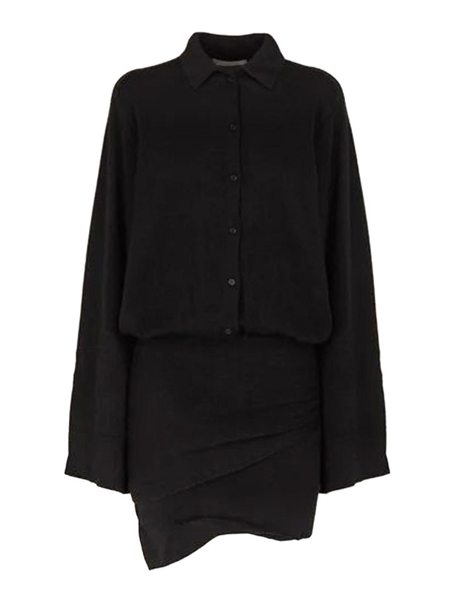 Laneus Robe Au Genou - Noir