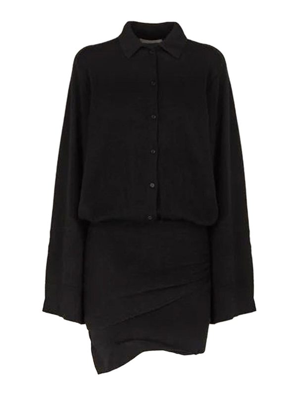 Laneus Robe Au Genou - Noir