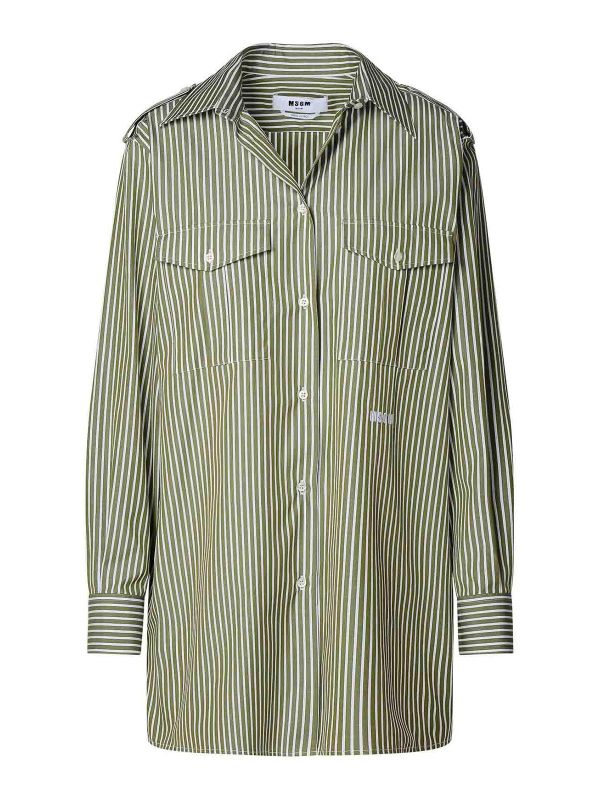 M. S.G. M. Chemise - Vert