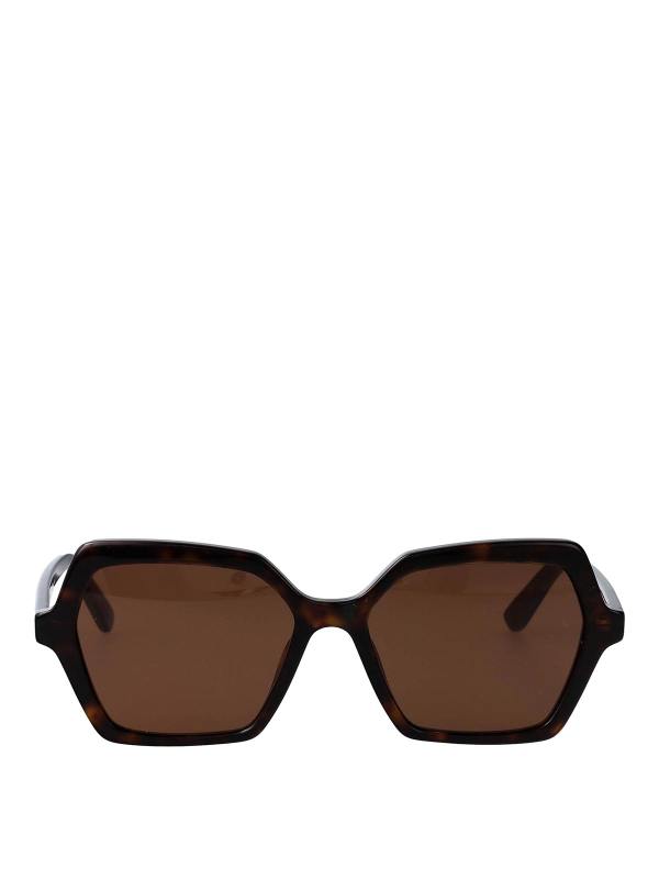 Alexander Mcqueen Lunettes De Soleil - Marron