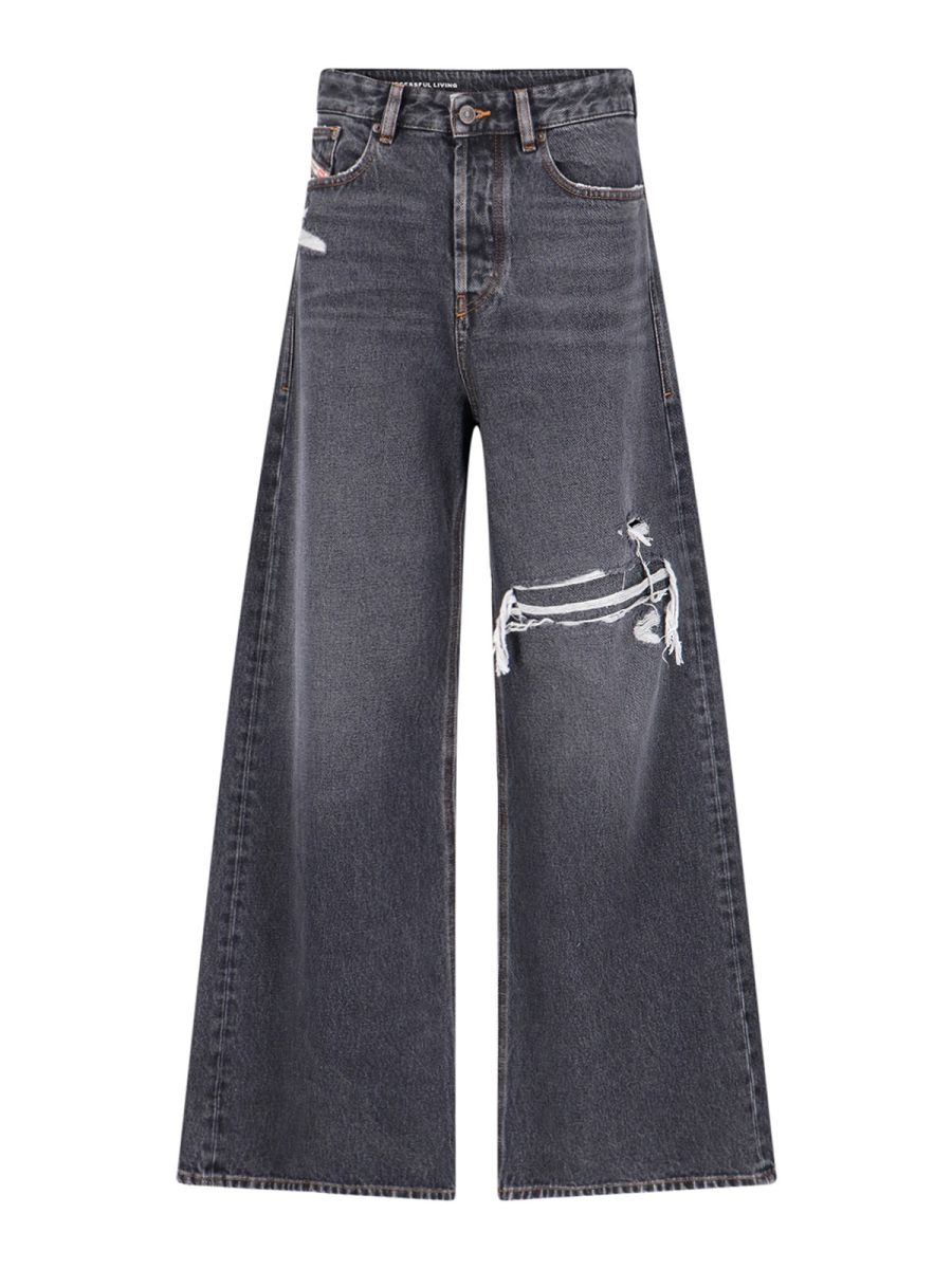 Diesel Jean Droit - Noir