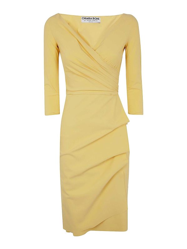 Chiara Boni La Petite Robe Robe Au Genou - Orange