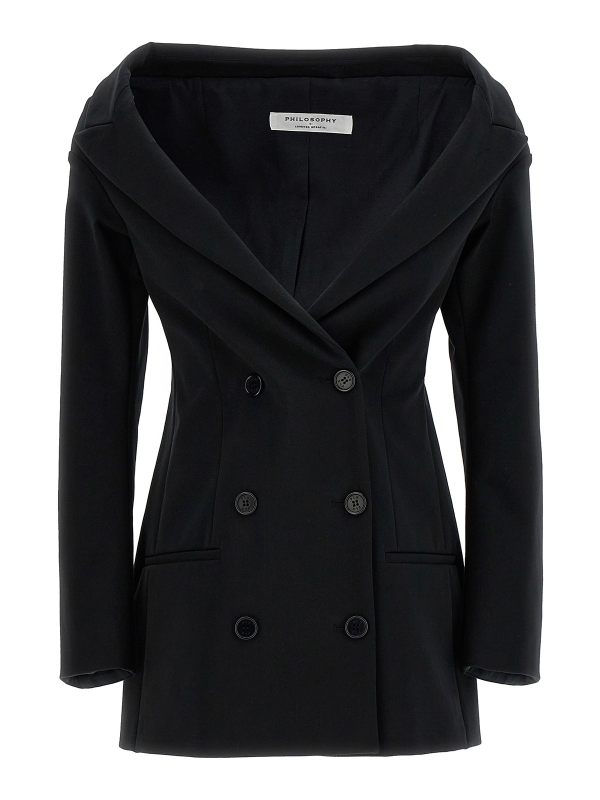 Philosophy di Lorenzo Serafini Blazer - Noir