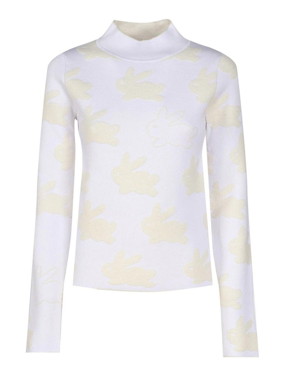 J. W. Anderson Pull Col Roulé - Blanc