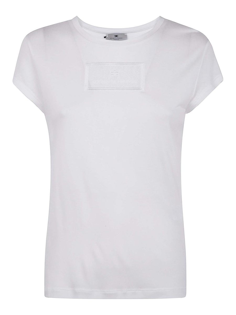 Elisabetta Franchi T-Shirt - Blanc