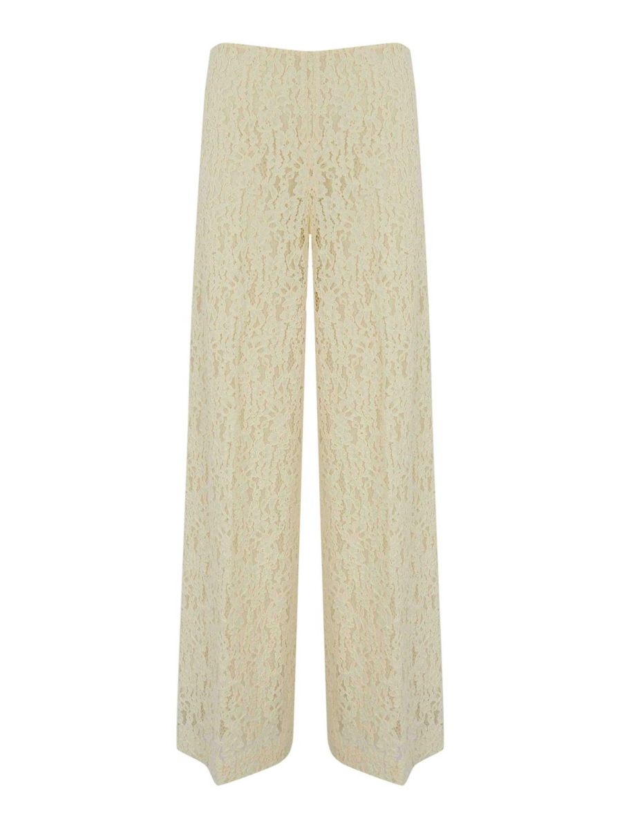 Twinset Pantalons Décontractés - Crème