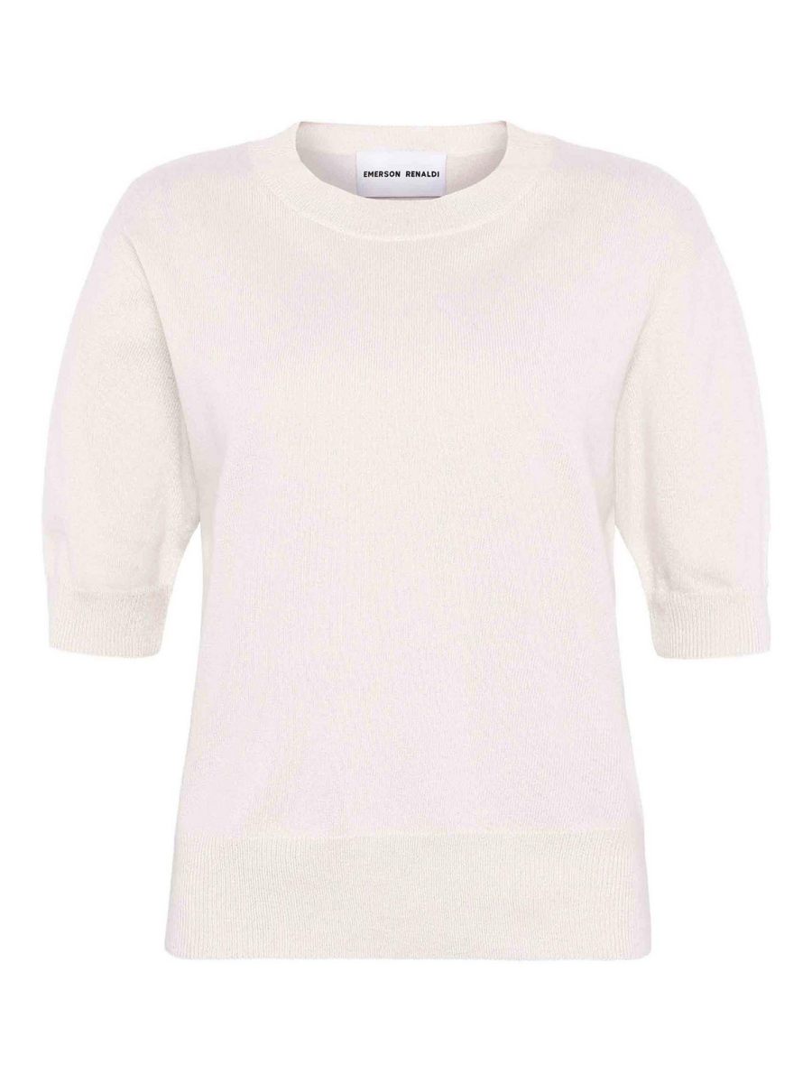 Emerson Renaldi Pull Col Rond - Blanc