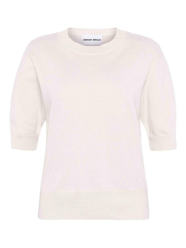 Emerson Renaldi Pull Col Rond - Blanc