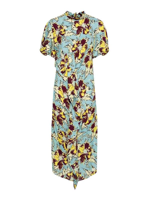 Colville Robe Au Genou - Blanc