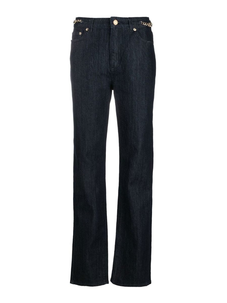 Michael Kors Jean Droit - Foncé Délavé