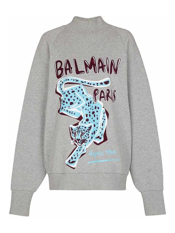 Balmain Sweat-Shirts - Gris