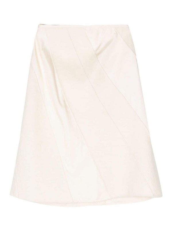 Jil Sander Jupe Midi - Blanc