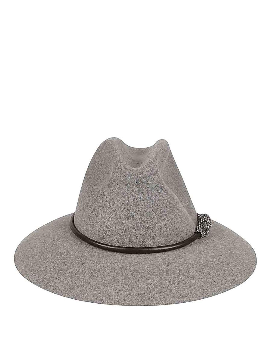 Brunello Cucinelli Chapeau - Gris