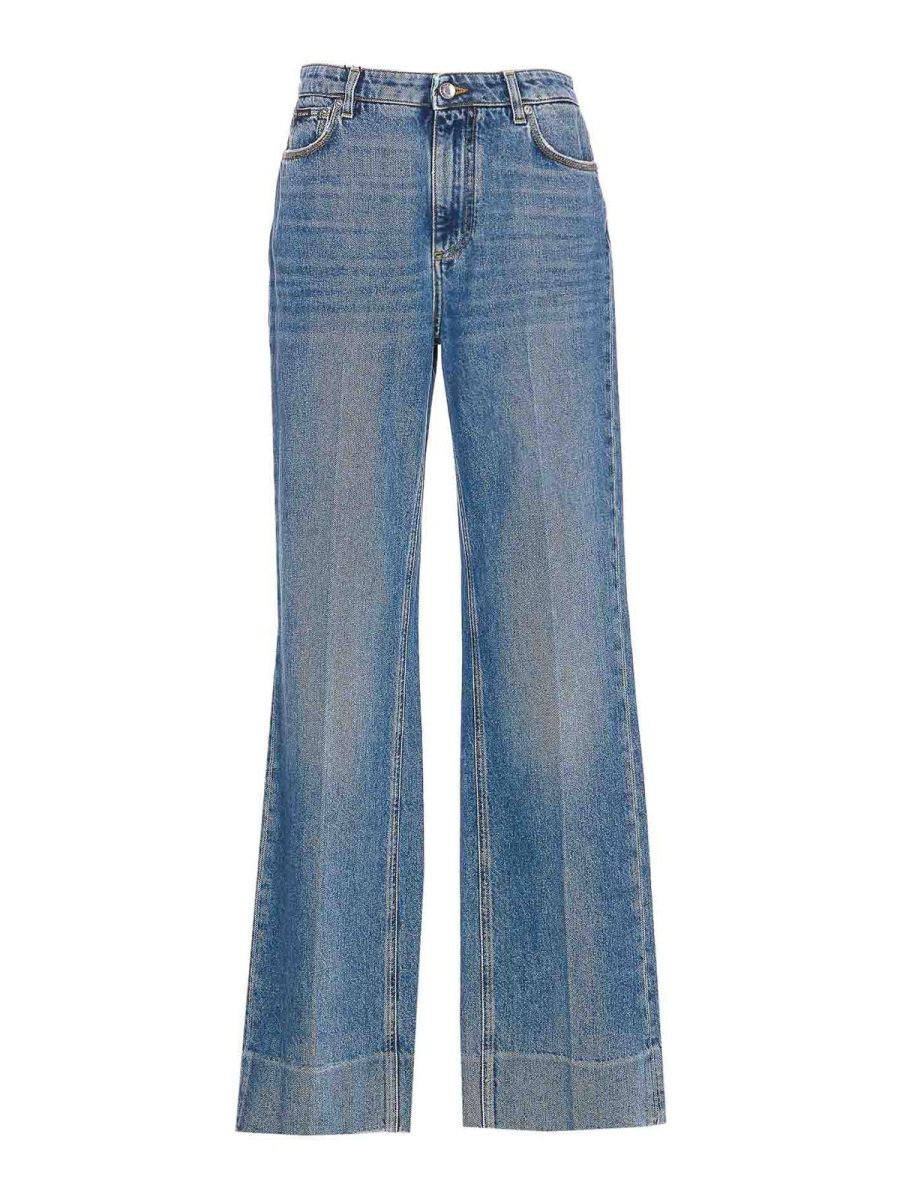 Dolce & Gabbana Jean Droit - Bleu