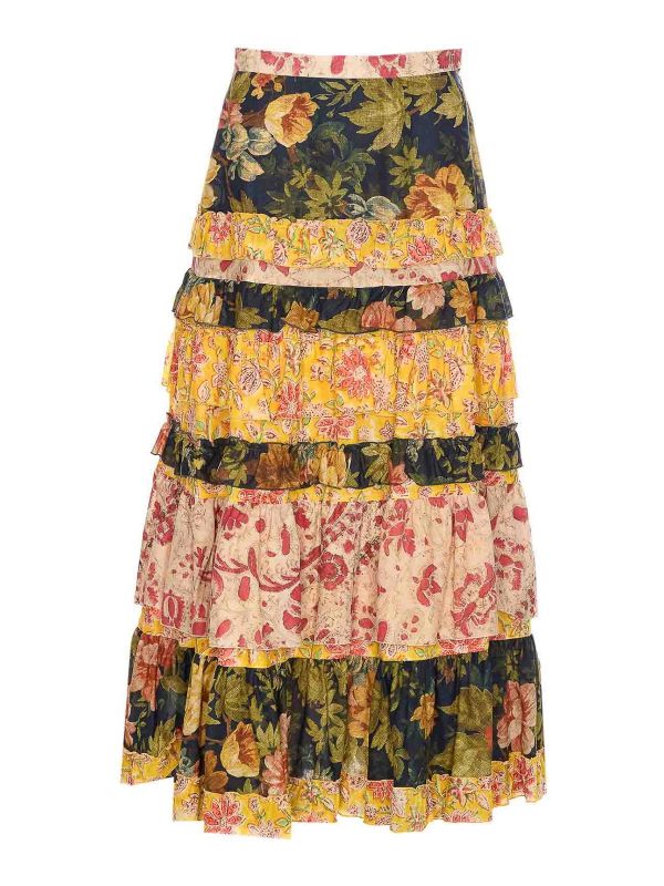 Valentino Garavani Jupe Midi - Multicolore