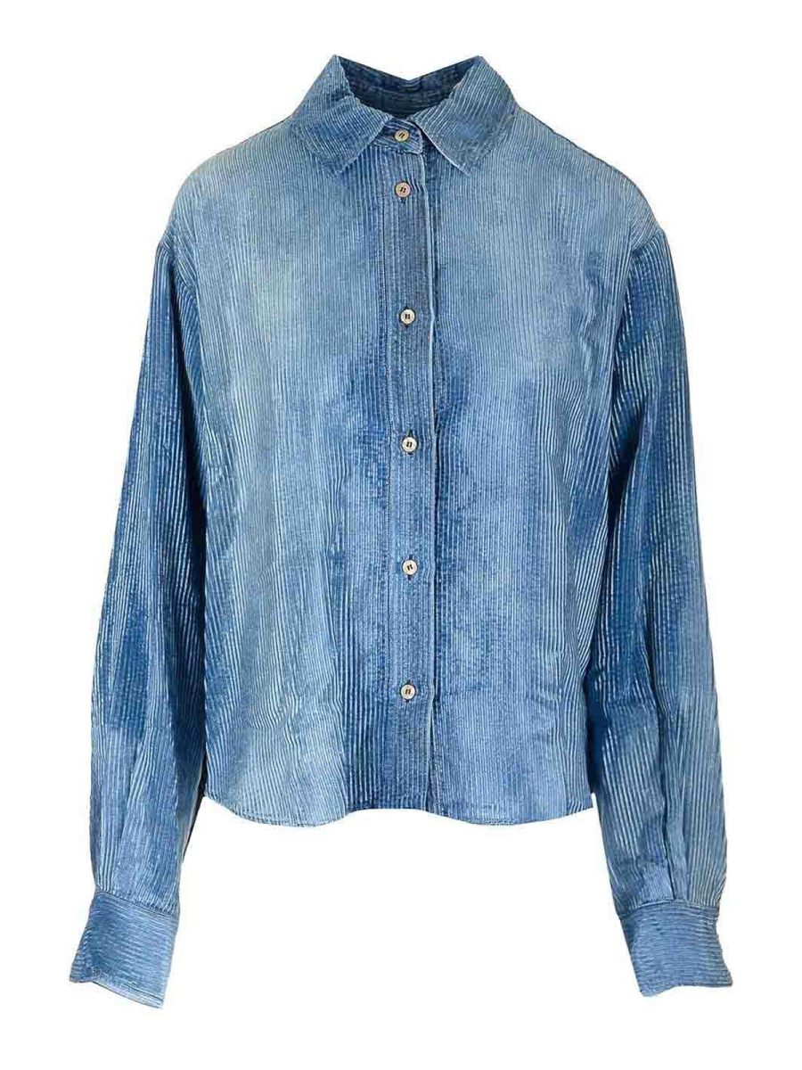 Forte Forte Chemise - Bleu