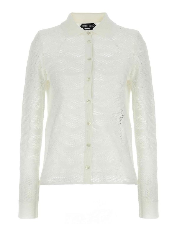 Tom Ford Cardigan - Blanc