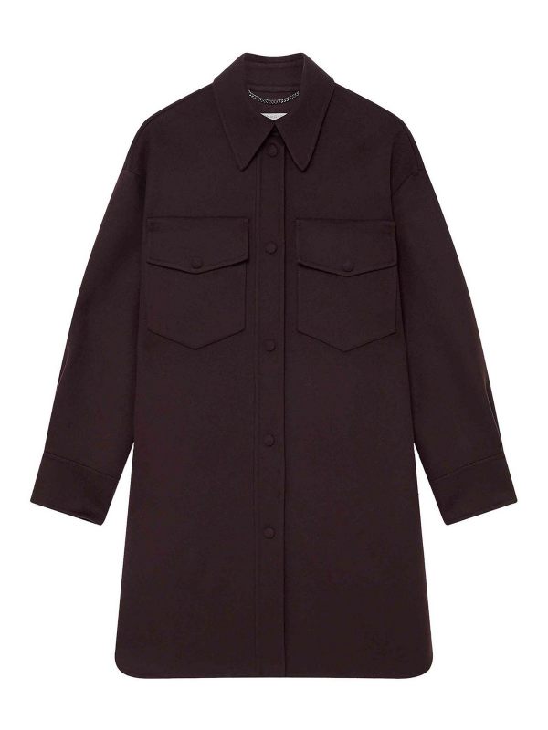Stella Mccartney Pull Col Rond - Marron
