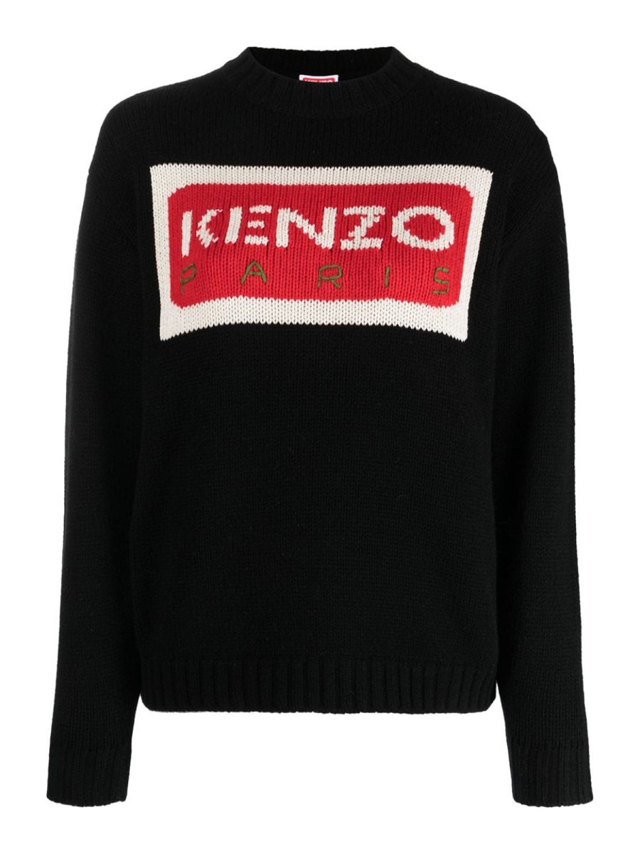 Kenzo Pull Col Rond - Noir