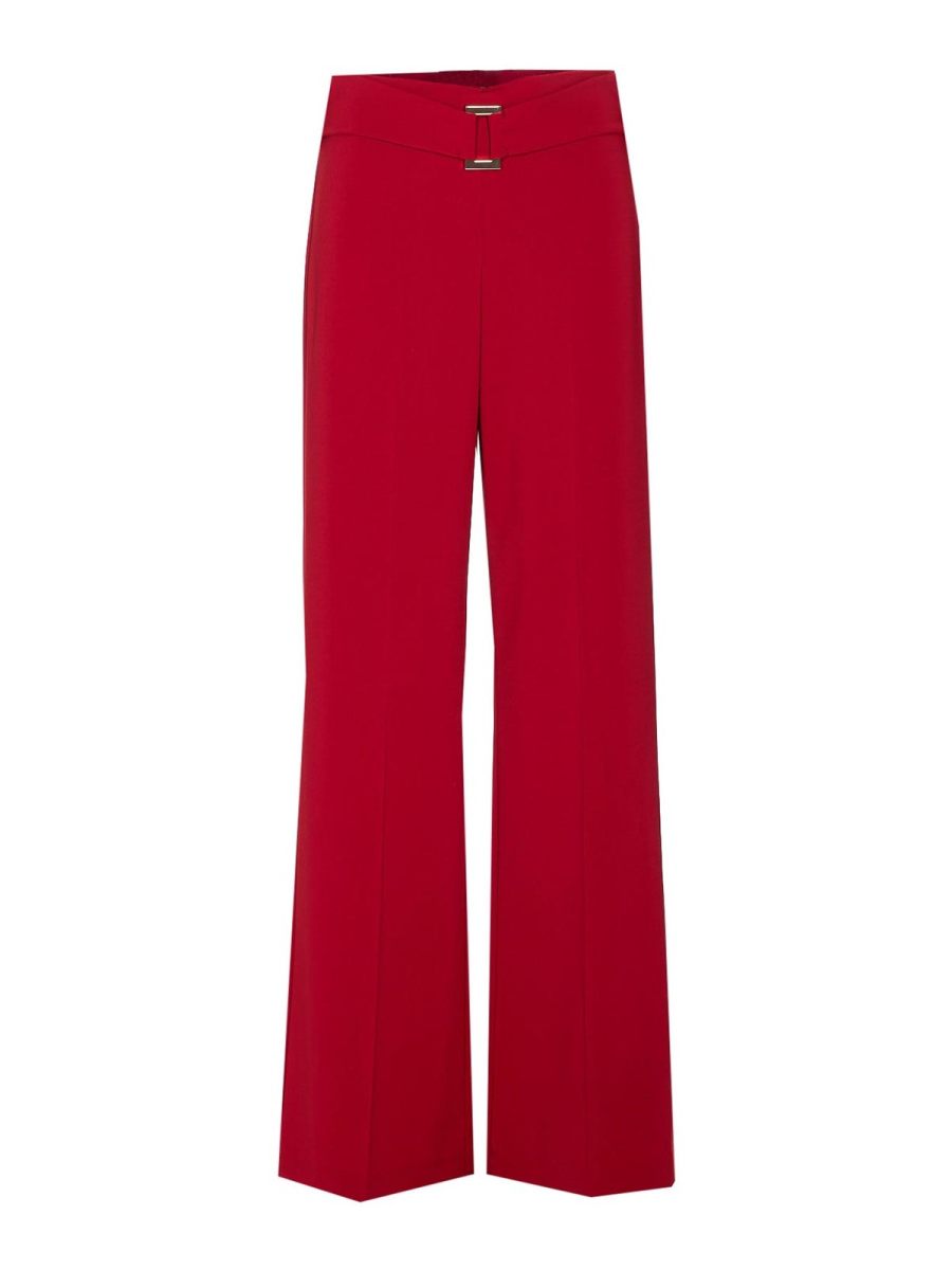 Patrizia Pepe Pantalons Décontractés - Rouge