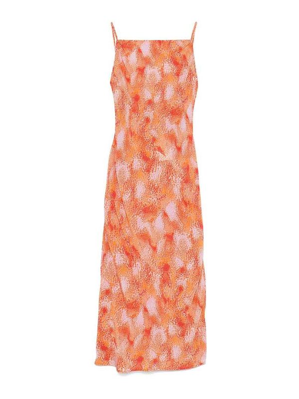 Iro Robe Au Genou - Orange