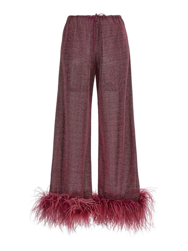 Oséree Pantalons Décontractés - Violet
