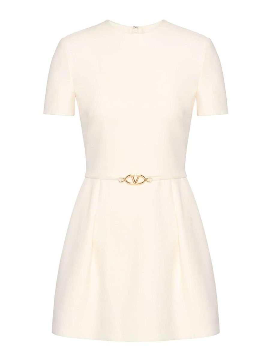 Valentino Robe Courte - Blanc