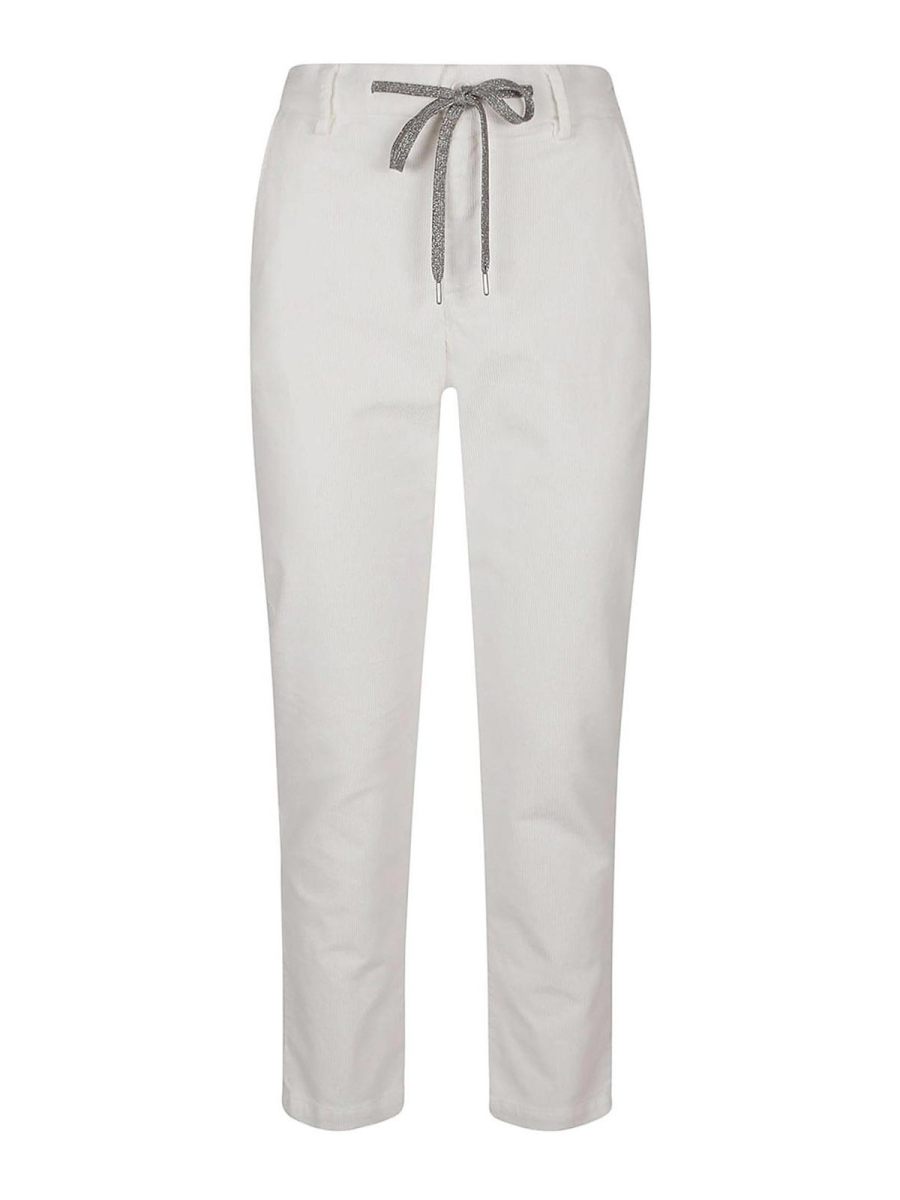 Eleventy Pantalons Décontractés - Blanc