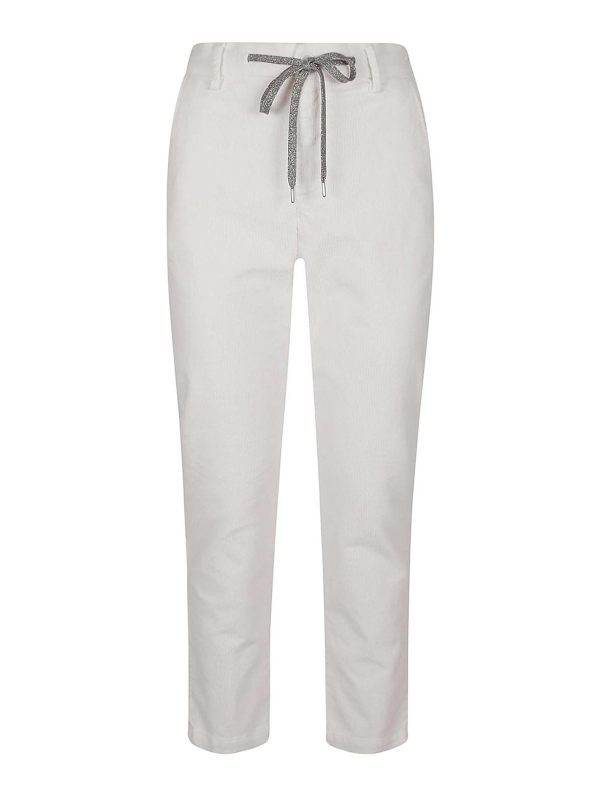 Eleventy Pantalons Décontractés - Blanc