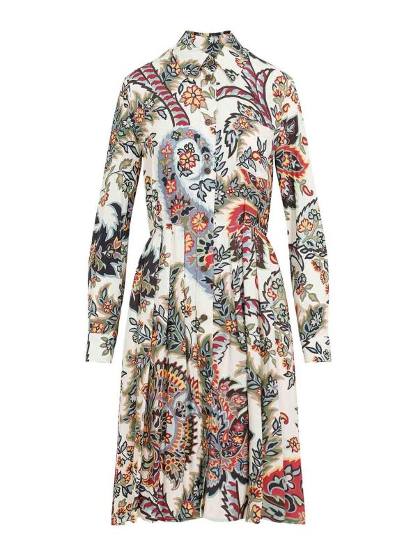 Etro Robe Au Genou - Camel