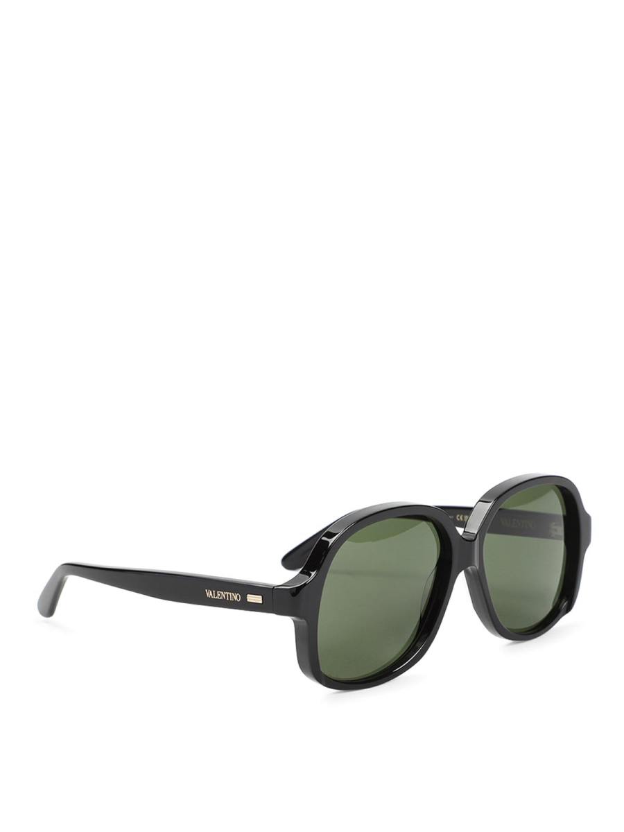 Valentino Garavani Lunettes De Soleil - Noir
