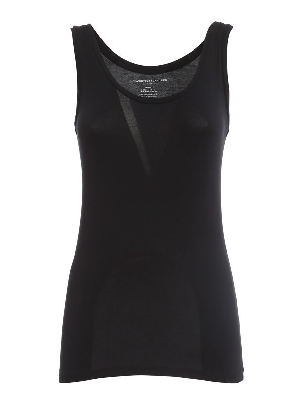 Majestic Filatures Top - Bleu