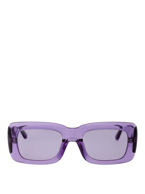 The Attico Lunettes De Soleil - Marron