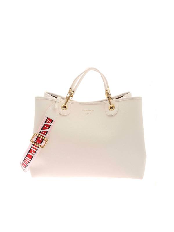 Emporio Armani Sac Cabas - Blanc
