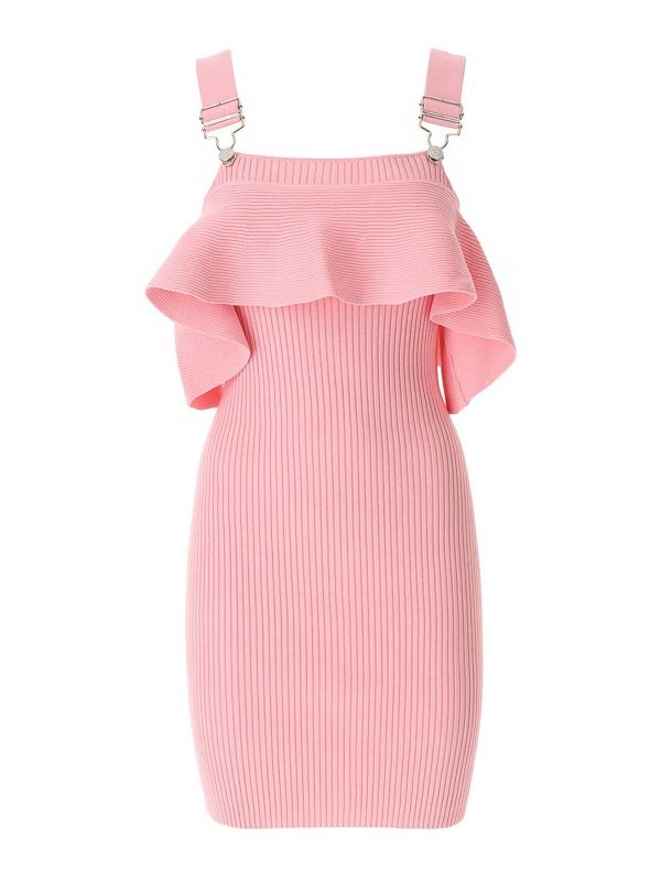 Moschino Jeans Robe Courte - Rose