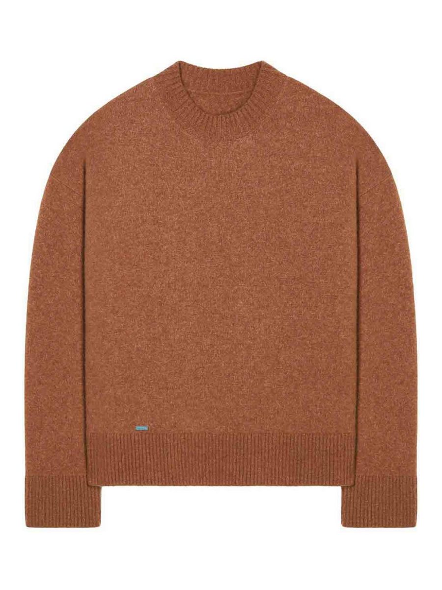 Alanui Pull Col Rond - Marron