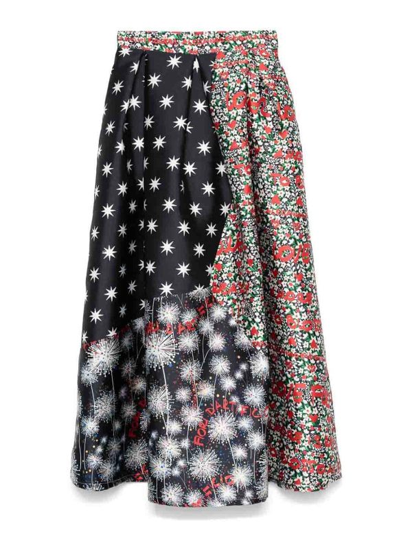 Alessandro Enriquez Jupe Longue - Multicolore