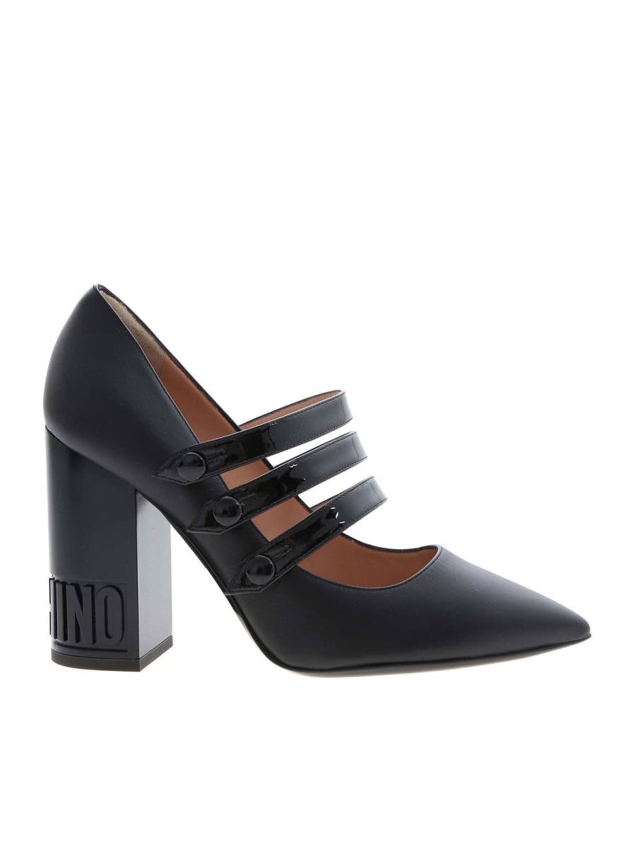 Moschino Chaussures À Talon - Noir