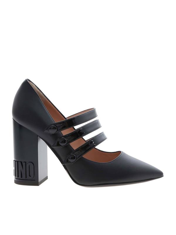 Moschino Chaussures À Talon - Noir