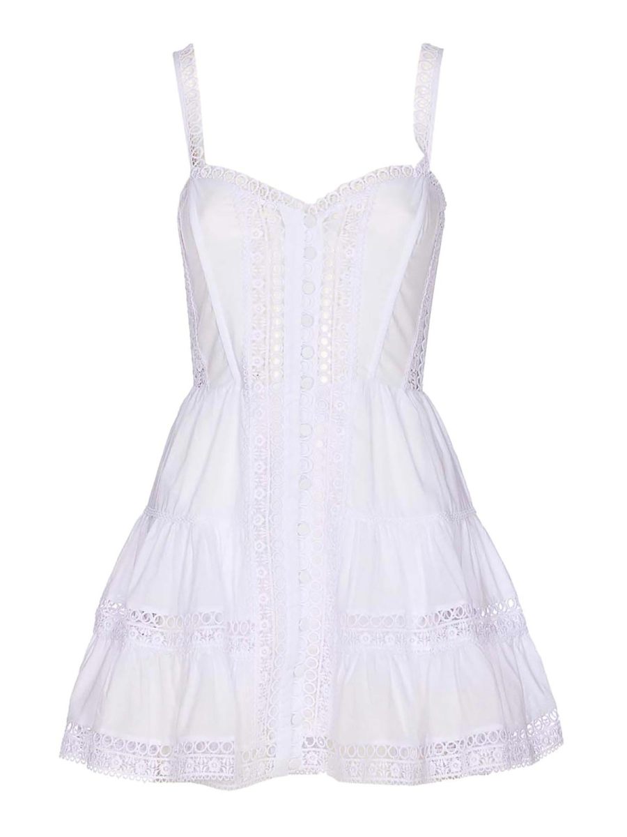 Charo Ruiz Robe Courte - Blanc