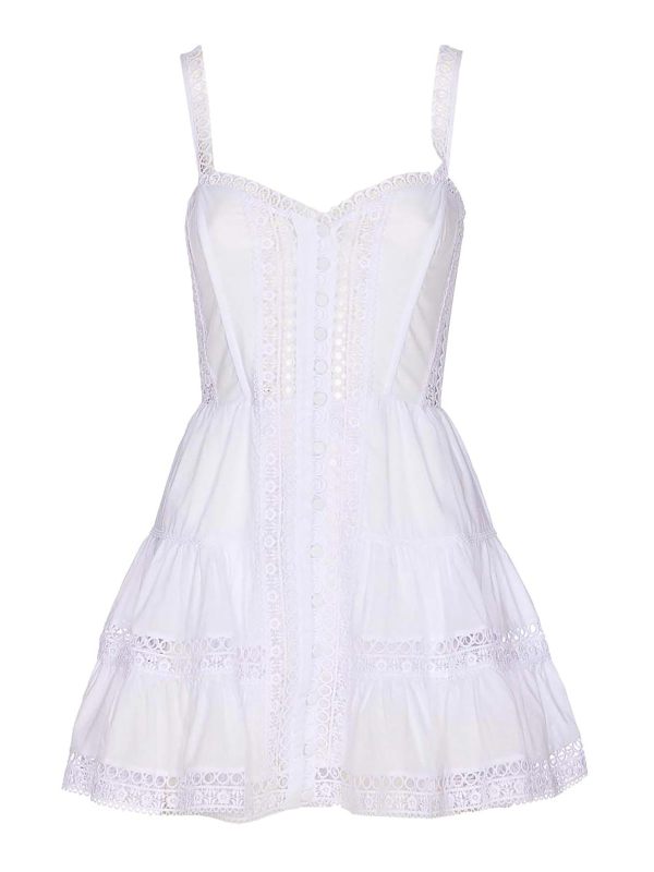 Charo Ruiz Robe Courte - Blanc