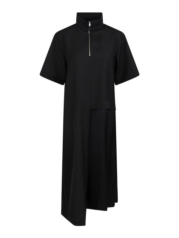 Plan C Robe Au Genou - Noir