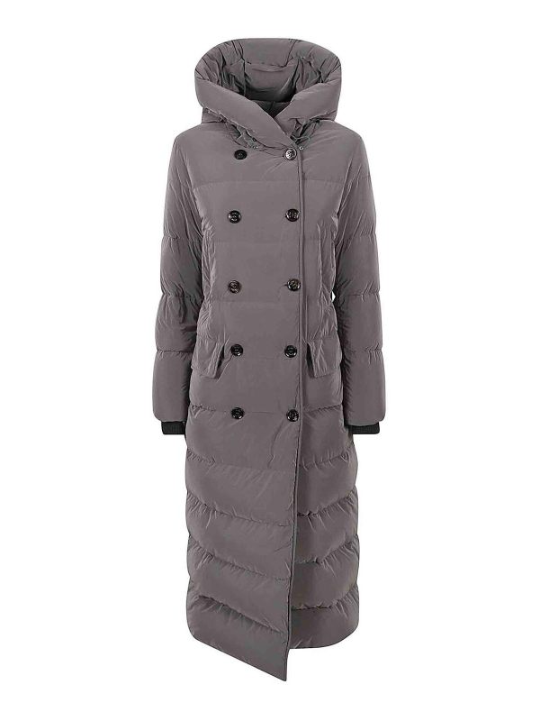 Moorer Manteau Au Genou - Beige