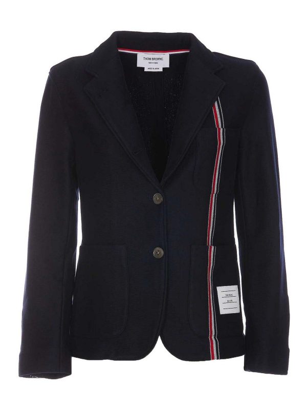 Thom Browne Veste Casual - Bleu