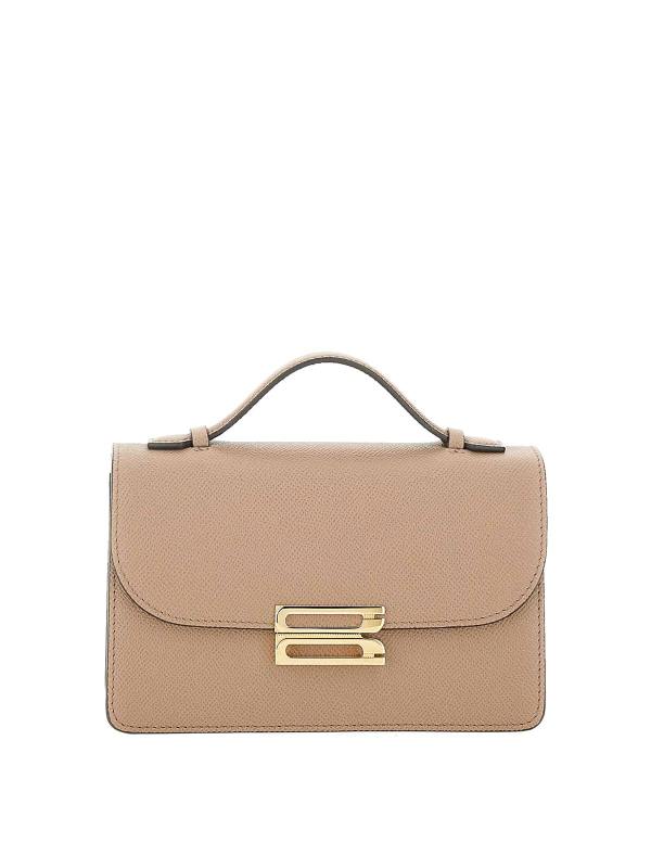 Victoria Beckham Sac Bandoulière - Gris Clair